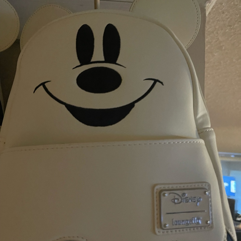 Disney loungefly glow in the dark ghost Mickey backpack